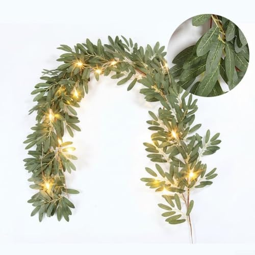 Hiedra artificial con hojas verdes para colgar en la pared y decoración de valla al aire libre de tela (modelo E)