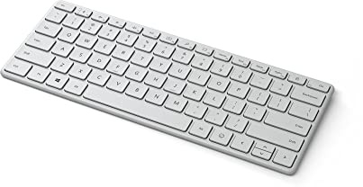 Microsoft 21Y-00034 Designer Compact Bluetooth Keyboard - White (Renewed)