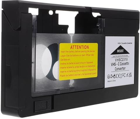 SOIMISS Adaptateur Cassette VHS vers 8 MM Boitier Conversion Numerique Lecteur Camescope Magnetoscope Numerisation Video Archive Famille Souvenir Maison Cinema Transfert Outils Accessoire 7.27 inches