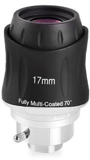 Telescope Eyepiece, 70-Grad-Autofokus 5 mm 8 mm 13 mm 17 mm 22 mm Okular 1,25/2 Zoll Dual-Interface-Zubehör ，Parts(1.25 or 2 inch 17mm)