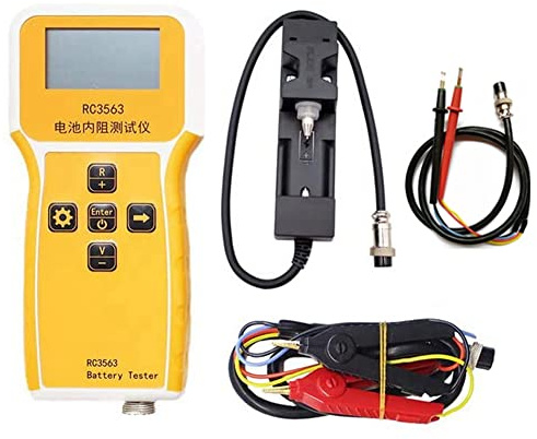 Qomcsrl RC3563 Voltaje de Resistencia Interna de BateríA Probador de BateríA de 3 DíGitos Detector de BateríA de Litio de CA de Cuatro Hilos Reales (B)