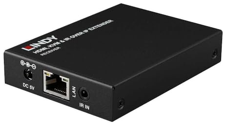 Lindy HDMI, KVM & IR over IP Extender, Receiver (39321)