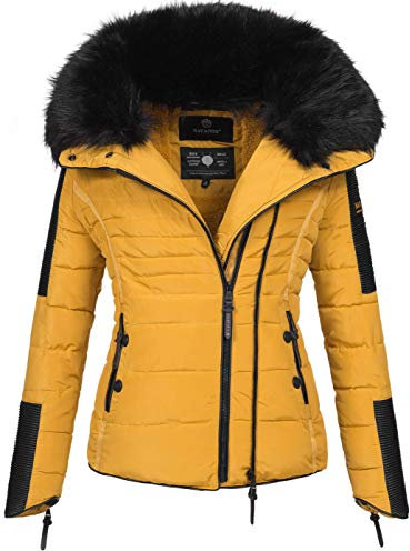 Navahoo Damen Winter Stepp Jacke Parka Winterjacke Steppjacke warm B386