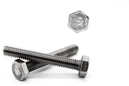 10 Stück Sechskant Schrauben M8x20 mm - DIN 933 - A2 Edelstahl - Vollgewinde - V2A – Sechskantschrauben (10, M8x20 mm)