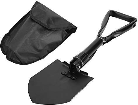 Spaten Tragbare Klappschaufel Mehrzweck Zusammenklappbares Spatenverankerungswerkzeug Groß für Camping Freizeit Klettern Wochenendfarm