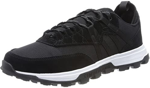 Timberland Herren Treeline Mountain Runner Oxford, Black Suede, 43 EU