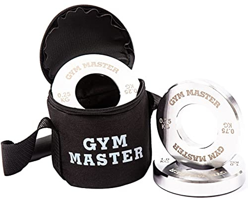 GYM MASTER Fractional Weight Plates 5kg Set, Olympic 2 Inch Micro Plates