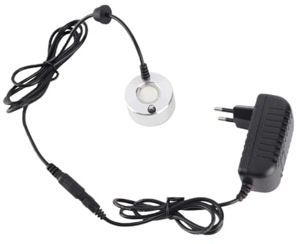 Haofy 24V Ultraschall-Nebelhersteller Fogger Wasserbrunnen Teichzerstäuber Luftbefeuchter mit Adapter Mist Fogger