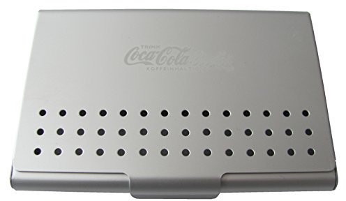 Coca C o l a - Light - Visitenkartenbox aus Metall - 9,5 x 6 x 0,6 cm - Motiv 2