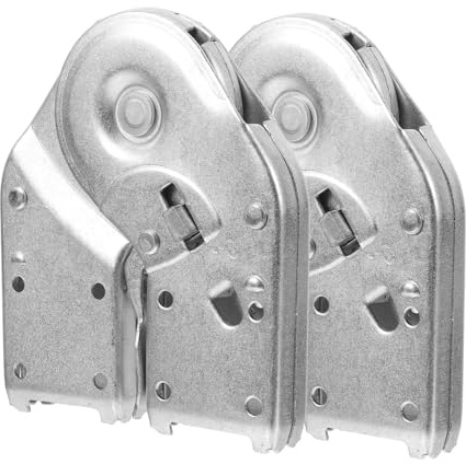 HOMSFOU 2 Piezas Empalme De Escalera De Hierro Bisagras De Escalera Plegable Soporte De La Barra De Bisagra De Plegable Paso Aleación De Aluminio Planchar Conector