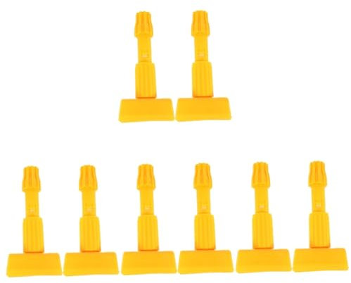Ipetboom 8pièces Clips De Remplacement pour Tête De Mop Support Amovible pour Manche De Mop Accessoire Pratique pour Nettoyage De Sols Et Carrelage