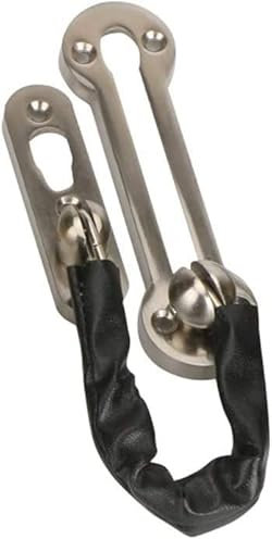 YDEWLY Riegeltürketten, Türkettenschloss, Standardsicherheit, Premium-Zinklegierung, extra Dicke Türkette, Sicherheit, Schieberiegelkette, Diebstahl, solides, Robustes Riegel-Türkettenschloss for Tür