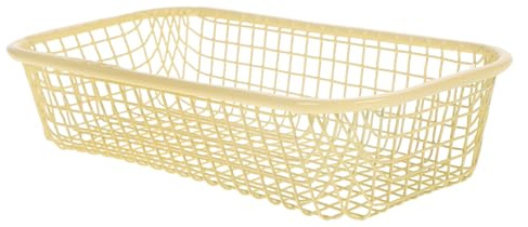 IMIKEYA Hanging Wire Storage Basket for Kitchen Desk Bathroom Decorative Pencil Holder Iron Mesh Organizer Bin