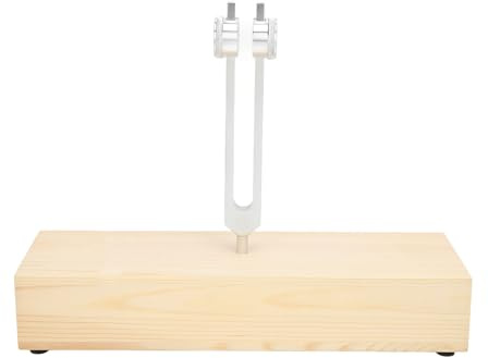 Ensemble de Diapasons OM 136,1 Hz, Diapason Chakra, Fourchette Sonore avec Percuteur en Bois, Fourchette de Fréquence 136,1 Hz, pour la Méditation Sonore du Yoga