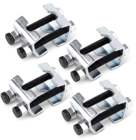 ZenithAur Strumento compressore per Molle elicoili, 4 Pezzi, Mini compressore per Molle elicoili, distanziatore per Molle Regolabile a 2 Vie, Strumento automobilistico in Acciaio