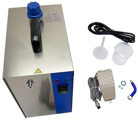 Ångtvätt for smycken, 2L smyckesrengöringsmaskin i rostfritt stål, ångtvätt for silver och guld for rengöring av smycken/silver/guld 1300W