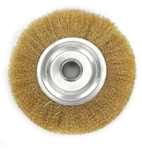 Spazzola in ottone con ruota in filo di rame puro da 5 pollici for la rimozione della ruggine dai metalli, disco di lucidatura, disco di taglio for trapano, utensile rotante NE