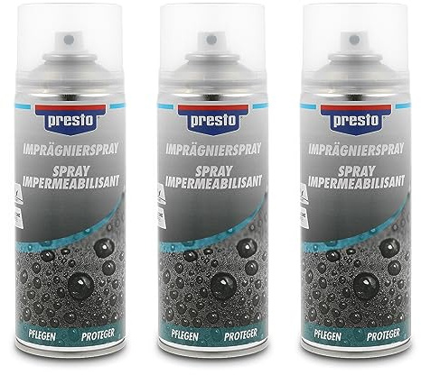 Presto 3 x 400 ml Spray imperméabilisant
