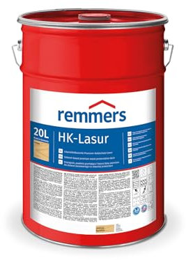 Remmers HK-Lasur 3in1 farblos, 20 Liter, Holzlasur aussen, 3facher Holzschutz mit Imprägnierung + Grundierung + Lasur, Feuchtigkeit- und UV-Schutz