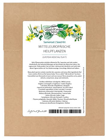 Mitteleuropäische Heilpflanzen - Samenset mit 12 traditionellen Kräutersorten der Volksmedizin