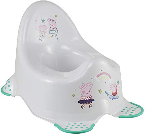 keeeper Peppa Pig Baby Potty, From 18 Months Up to 3 Years, Anti-Slip Rubber Feet, Adam, Grey