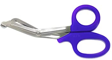 Paramedico Veterinario Emt Trauma Shear Infermiera Scissor Utility Benda forbici Fire Rescue First Aid Forbici CE Forbici da cucina per la casa – blu 5,5”