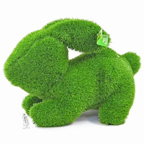 AniPlants Kögler 53288 Hase, Deko-Figur aus Kunstrasen, 65 cm groß, wetterfest und formstabil, mit Ankern zur Befestigung, ideal als Deko für Garten und Haus