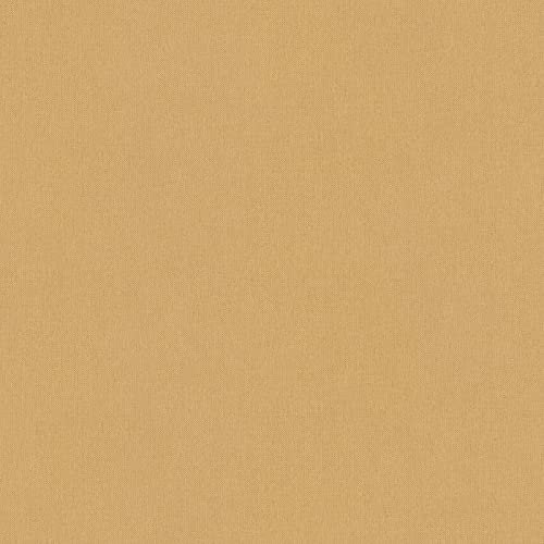Papier peint beige orange unie effet textile | Tapisserie couleur terracotta intissée | Papiers peints modernes idéal pour chambre