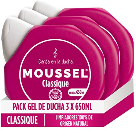 MOUSSEL Gel de Ducha Classique Original 650ml - Pack de 3