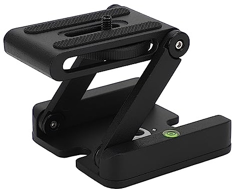 Z Flex Tilt Head Folding Plate, Universal Z Type Quick Release Plate with 1/4 Inch Screw, Z Tilt Head Tripod Head for SLR Digital Camera