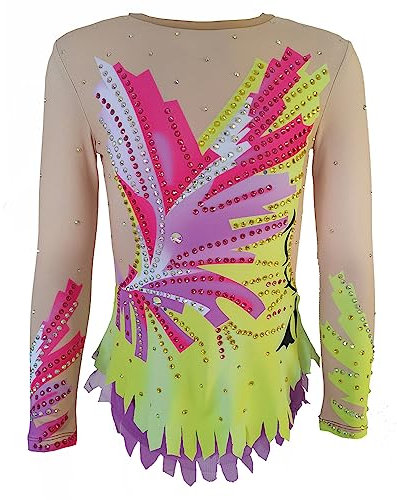 LIUHUO Cheerleading Kleid Competitive Aerobic Kleid Tanzkleid Weiblich Rosa