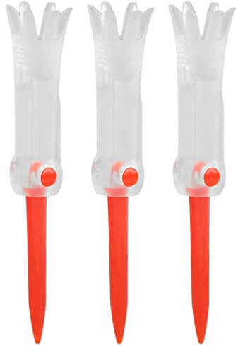 Tiiyee Flexible Golf-Tees, Gummi-Soft-Top-Tee, Praktisch Unzerbrechliche Treiberhalter, Reduziert Reibung Und Seitenspin, Männer Und Frauen, Übungs-Trainingsset Zum Schlagen von Matten