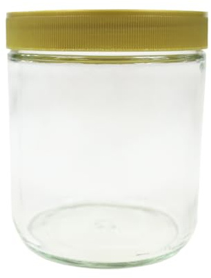 48x Neutralgläser 500g (405ml) im Karton mit Deckel für Lebensmittel Honiggläser Neutralgläser Glas Bienen Honig Marmelade Früchte Vorratsglas