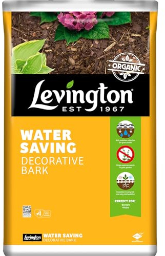 Levington Bark/Compost, Peat Free, Multi-Purpose Fertilisers, Gardening Soils for Outdoor and Indoor Planting, Small to Large Plants (50L Composted Bark)