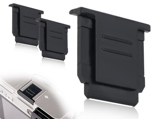 Lhbwhiz Lot de 2 cache-griffes, housse pour griffe porte-accessoires, compatible avec So-ny A6000 6600 A7RM4 A7III A7M3 6400 A7C ZV-E10 entre autres cache-griffes (noir)