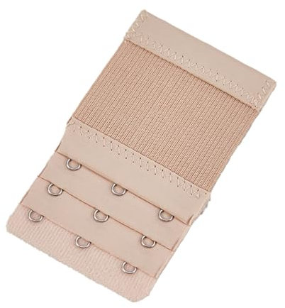 Paowsietiviity Extension Strap Bra Extenders Breathable 3 Rows 3 Hooks Accessories Adjustable Replacement Gadgets Intimates deep flesh