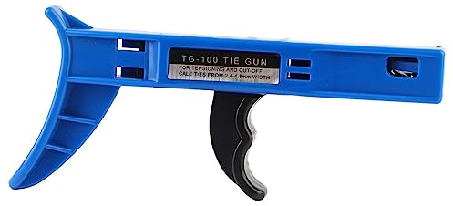 Nylon-Kabelbinderpistole, Kunststoff-Befestigungskabelspanner, Schneidhandwerkzeug, Kabelbinder-Spannwerkzeug, Kabelrollenpistole, Kabeltacker, Kabelbinder-Werkzeug für 2,4–5,0 Mm