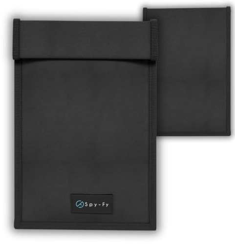 Spy-Fy Faraday Tasche für Autoschlüssel & Handy | Keyless Go Schutz, blockiert WLAN, 5G, GPS, Bluetooth & RFID | Autoschlüssel Abschirmung gegen Diebstahl | RFID Schutz & Anti-Tracking