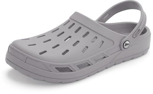Lakeland Active Women's Coniston Ultra-Breathable Clogs for Summer Holidays and Everyday Use - Grey - 6 UK