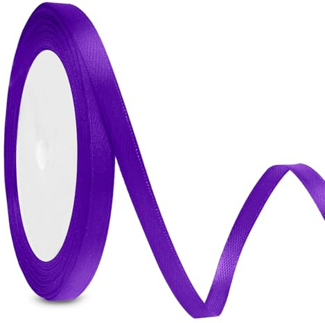 Geschenkverpackung Weihnachten Geschenkband Lila 6mm 23m Violett Schleifenband Weihnachten Verpackungsbänder Dekorative Schleifen & Bänder Geschenkverpackung Geburtstag Dekoband Satinband