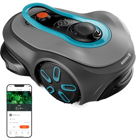 GARDENA Smart SILENO Free Set 1100 m² Robot Tondeuse, sans Fil, pour pelouses jusqu'à 1 100 m², Lona Intelligence, sans Fil périphérique, Fonctionnement Silencieux (19926-47)