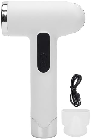 Professionell trådlös hårtork 1 00000 RPM 1 5 000 mAh USB uppladdningsbar resehårtork med munstycke för kvinnor män barn hem vardagsrum sovsal resor utomhuscamping (Hapida87ma3d-12)