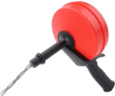 Garosa Portatile 65 Miganese in Acciaio Drenaggio Coclea Coclea Rimozione, Ideale per Cucine per Servizi Igienici, 2 modalità (5 m di primavera)