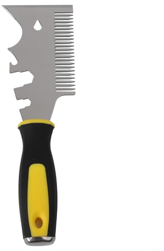 Rascador de pintura 13 en 1 con tapa de martillo de acero inoxidable, herramienta multifunción para restauración de muebles, eliminación de papel pintado, espátulas, reparación de paneles de yeso