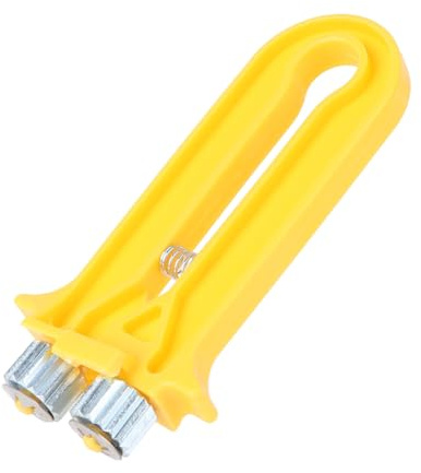 ibasenice 2-in-1 Imkerei Drahtspanner Bienenrahmen Crimpwerkzeug Kunststoff Metall 13cm Orange Bienenzuchtrahmen Bienendrahtspannung