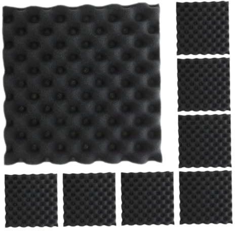 EPIGEIST Wall Panels Made of Soundproof Soundproof Cotton Enhanced Soundproofing 8pcs Acoustic Easy Installation for Home Theaters and Audiovisual Spaces