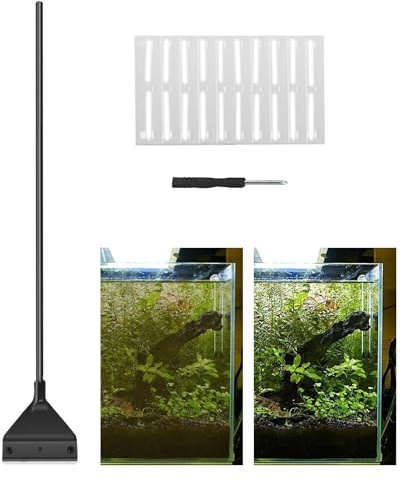 Genérico Akvarierengörare, akvarierengöring från akvarier, långt handtag verktyg för underhåll av akvarier och dammar