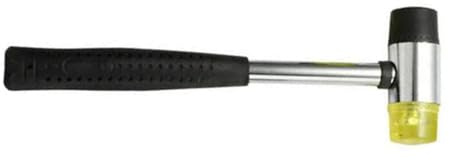 Unifizz Rubber Mallets 40mm Dual Head Rubber Mounting Hammer Soft Mallet for Home Improvement Floor Tile Installation 19.57 oz