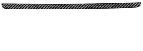 AYEXNST Co-Pilot Splashboard Panel Decorative Strips Sticker Compatible for Audi A3 S3 RS3 8V 2013-2019 Forged Carbon Fiber car Interior Accessories(Black Carbon Fiber)
