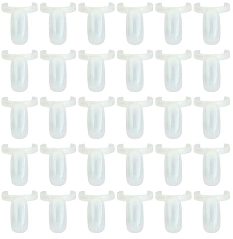 minkissy Anneaux D'entraînement pour Ongles en Plastique, Lot de 500 Pièces, Palette Présentation Couleur Vernis à Ongles, Nuancier Nail Art pour Formation Manucure DIY et Usage